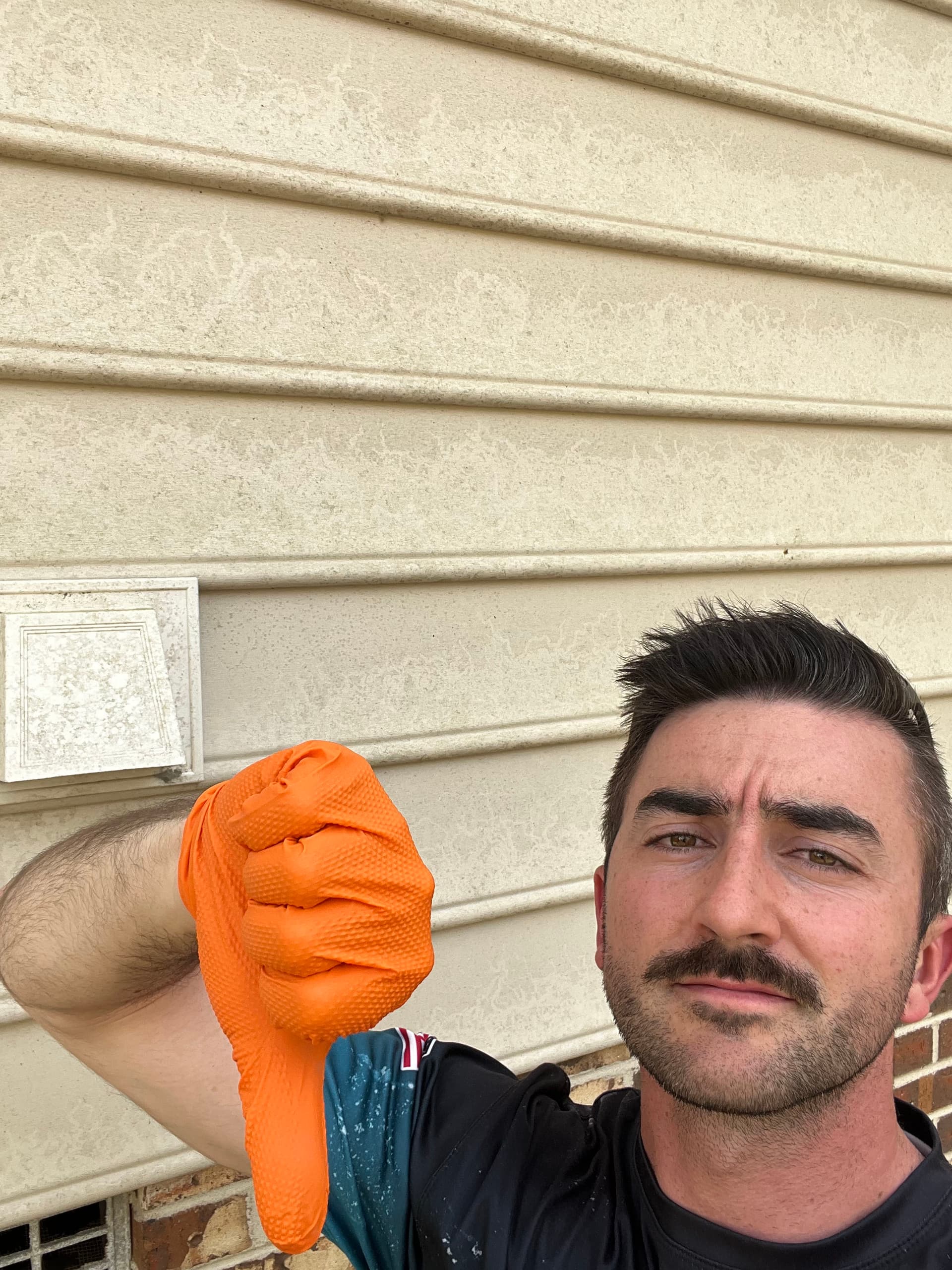 Years of Built-Up Dirt Gone After a Good House Wash image
