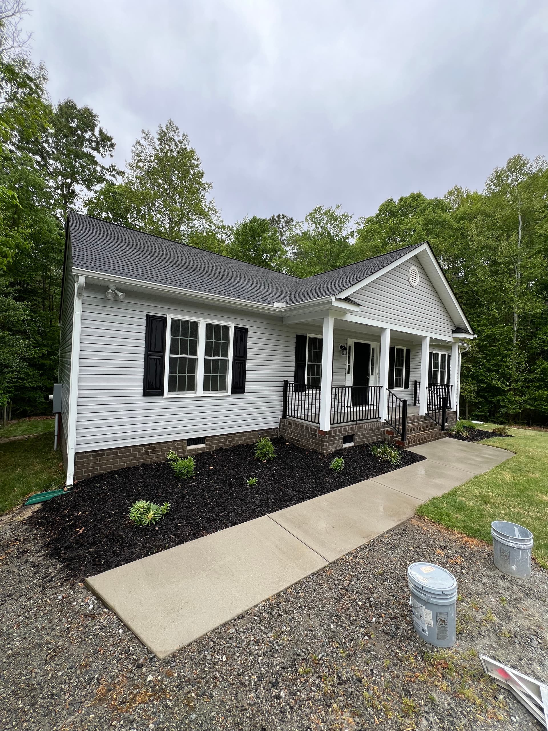 Full Exterior Cleaning on a Home Getting Ready to Sell image