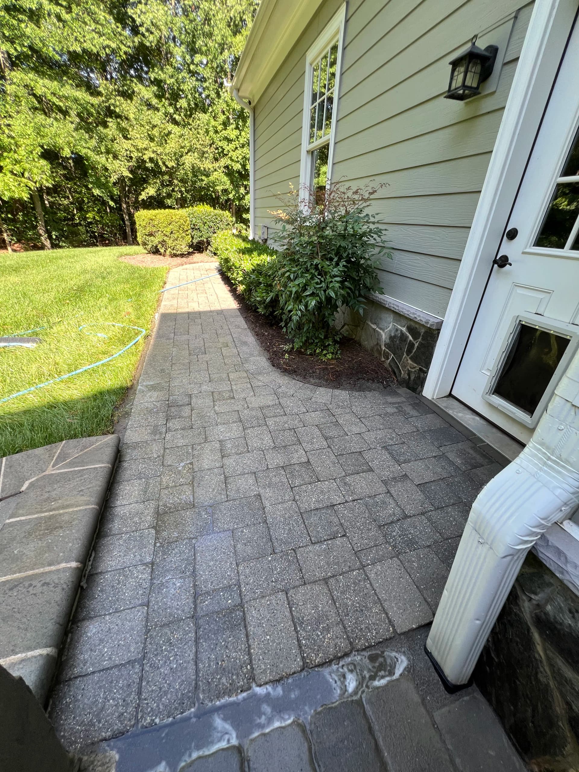 Gallery photos for Paver Cleaning and Polymeric Sand Restoration on a Full Hardscape: Image #3