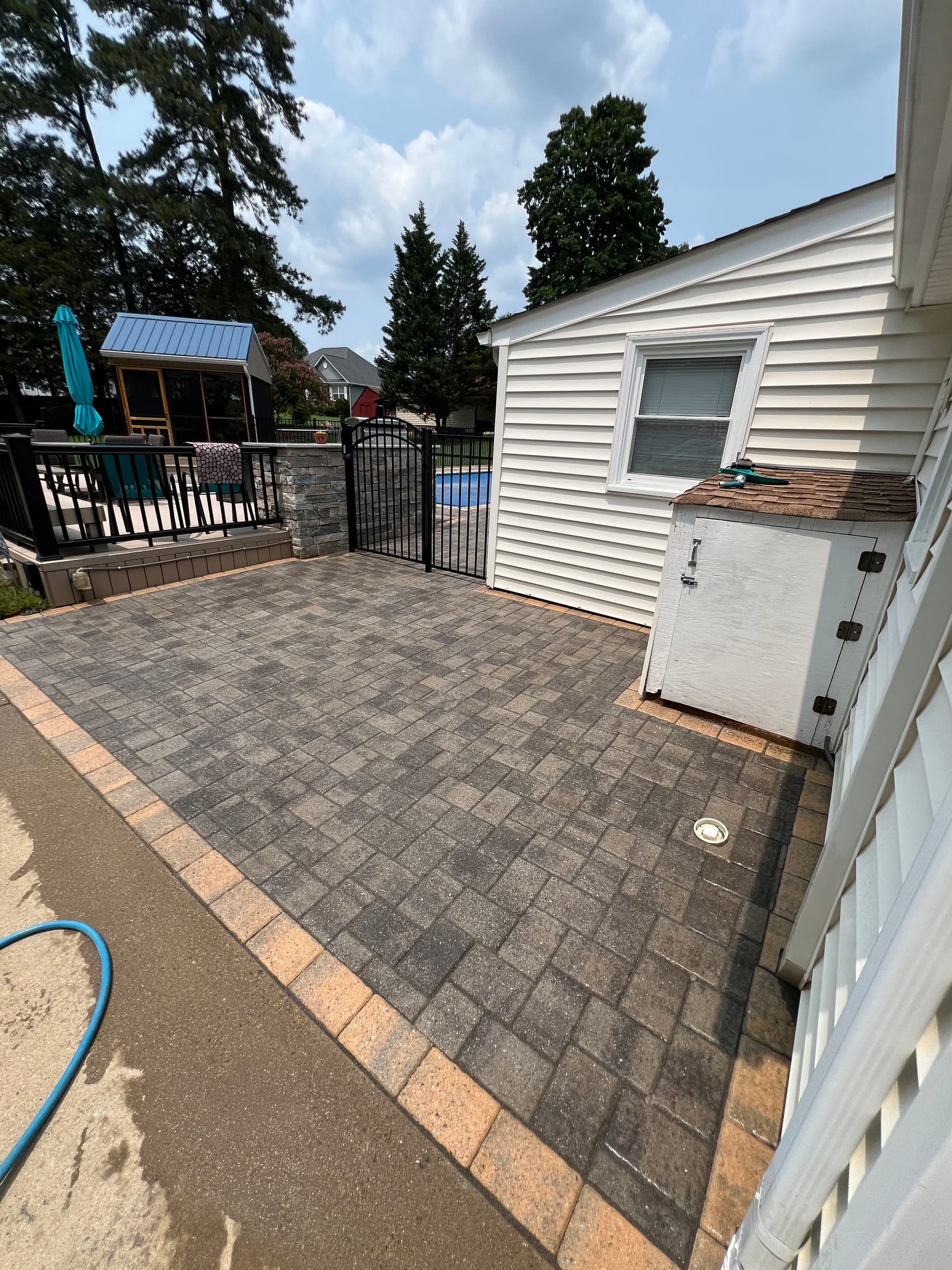 Gallery photos for Pool Patio Cleaning and Paver Re-Sanding in Mechanicsville: Image #3