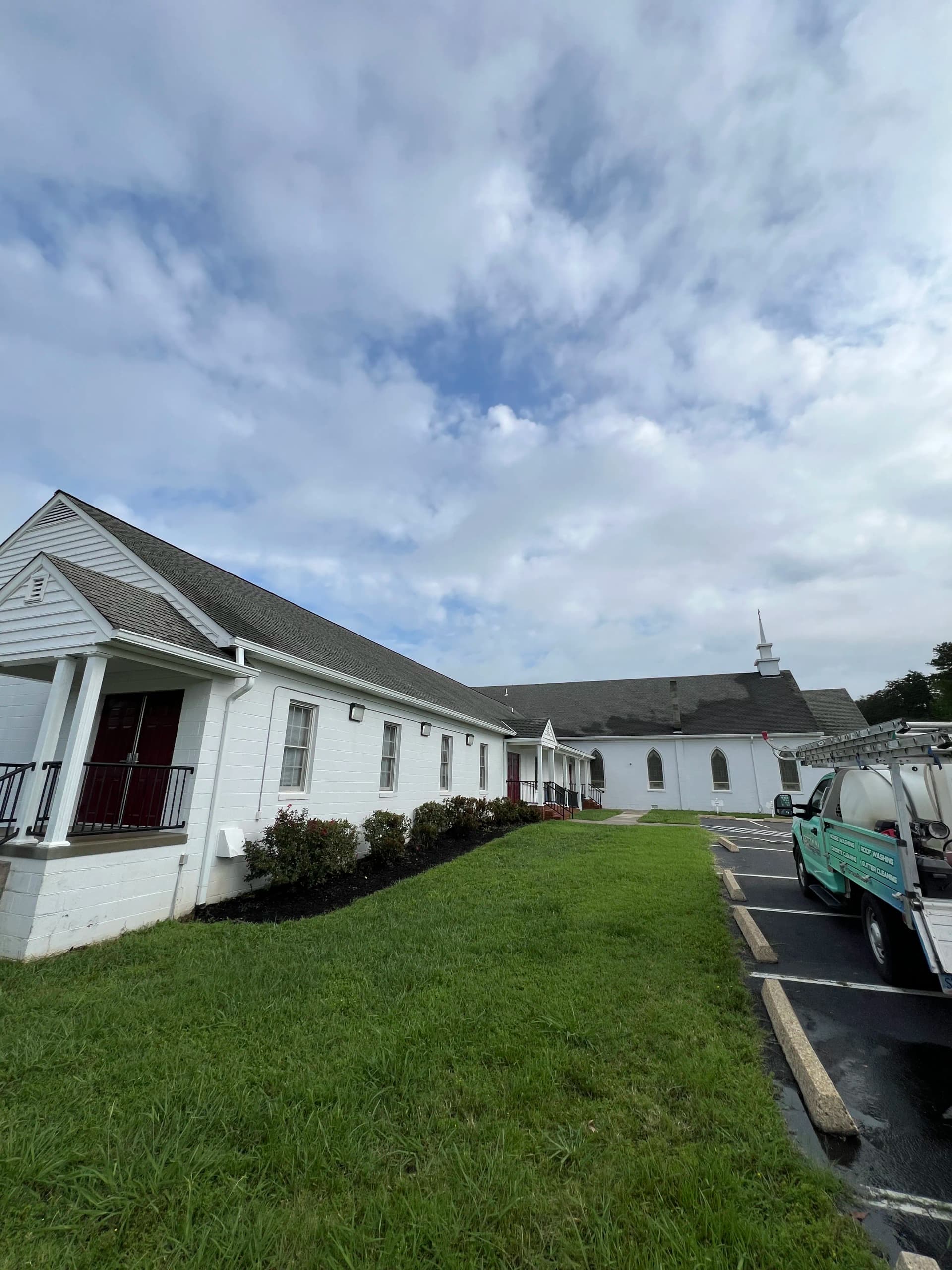 Gallery photos for Church Exterior Soft Wash That Brought Back the Clean: Image #1