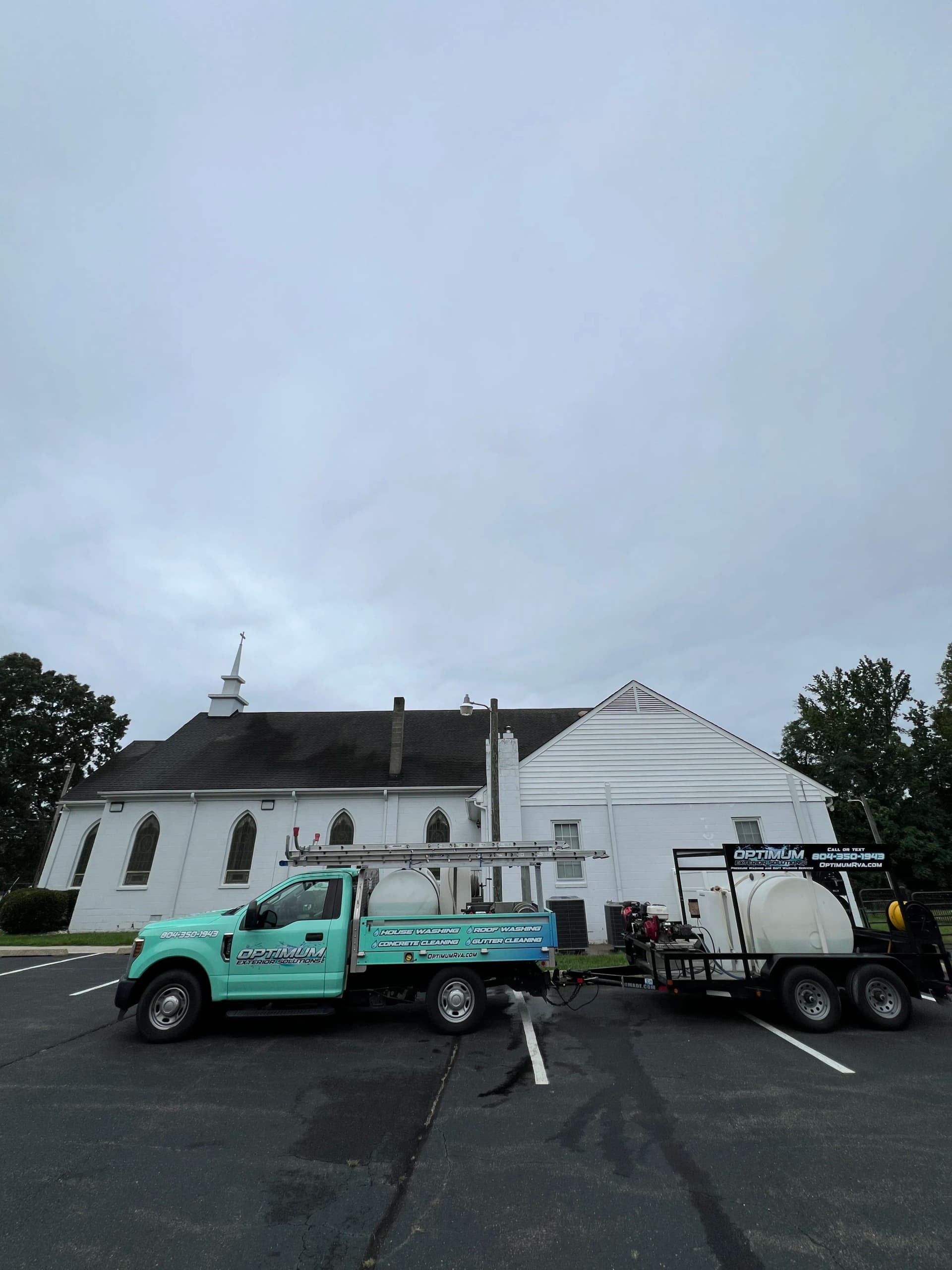 Gallery photos for Church Exterior Soft Wash That Brought Back the Clean: Image #2