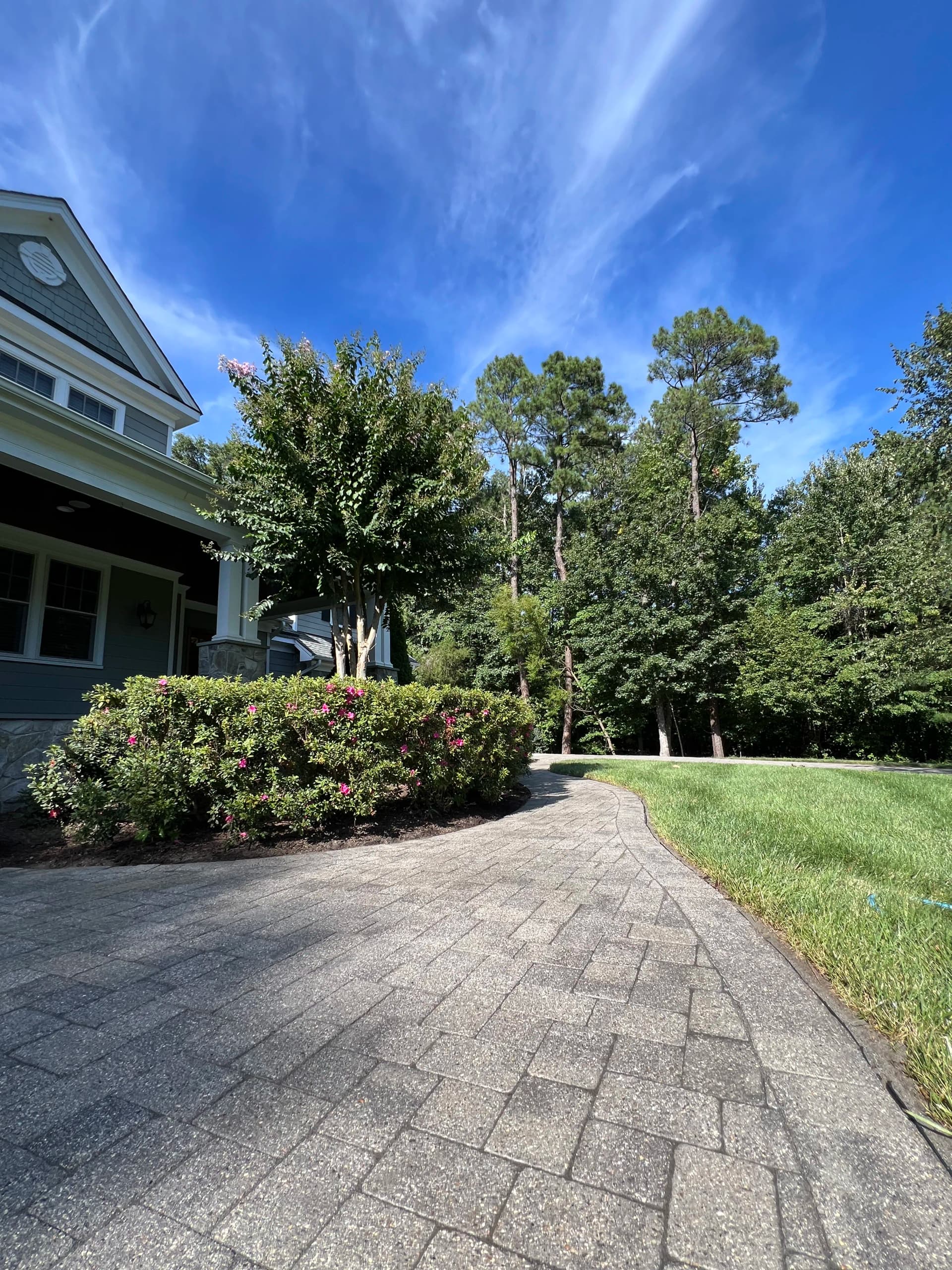 Gallery photos for Paver Cleaning and Polymeric Sand Restoration on a Full Hardscape: Image #1