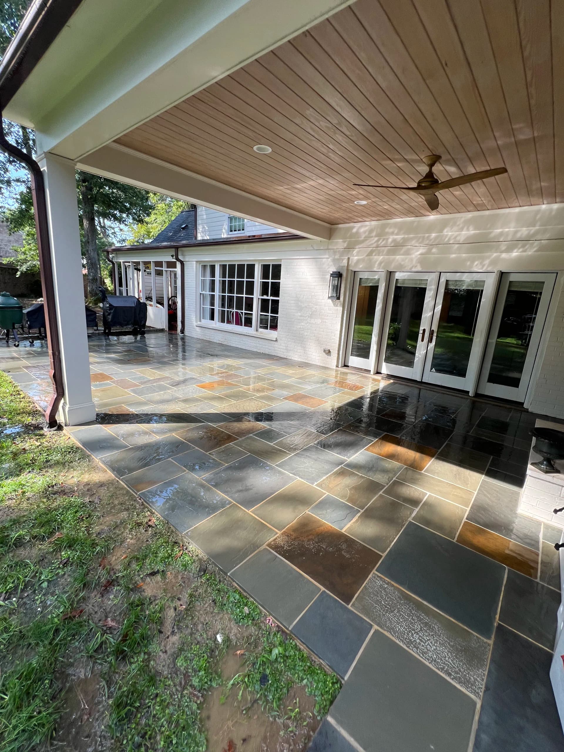 Gallery photos for House Wash, Bluestone Patio, and Wood Fence Cleaning Done Right: Image #4