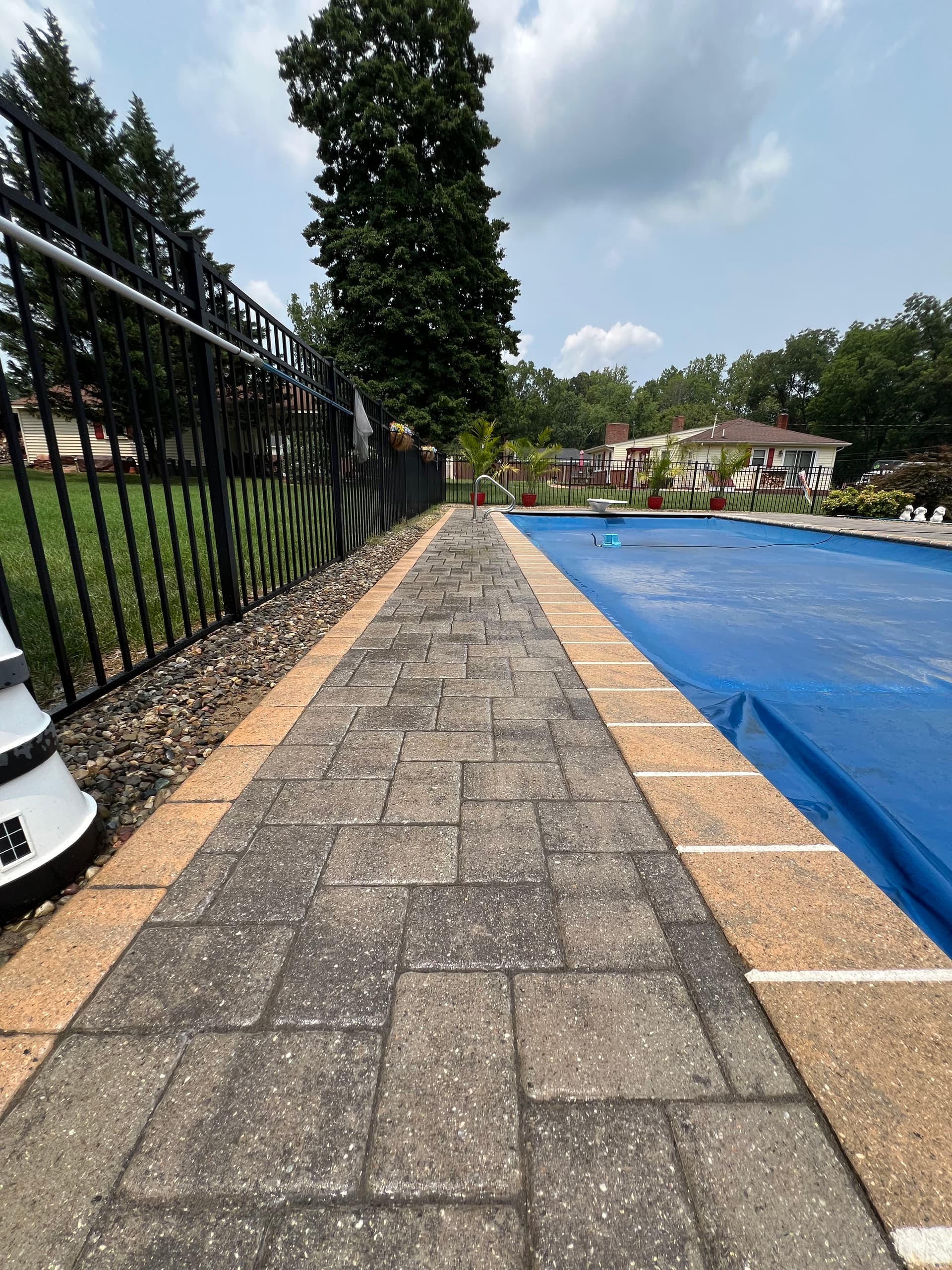 Pool Patio Cleaning and Paver Re-Sanding in Mechanicsville image