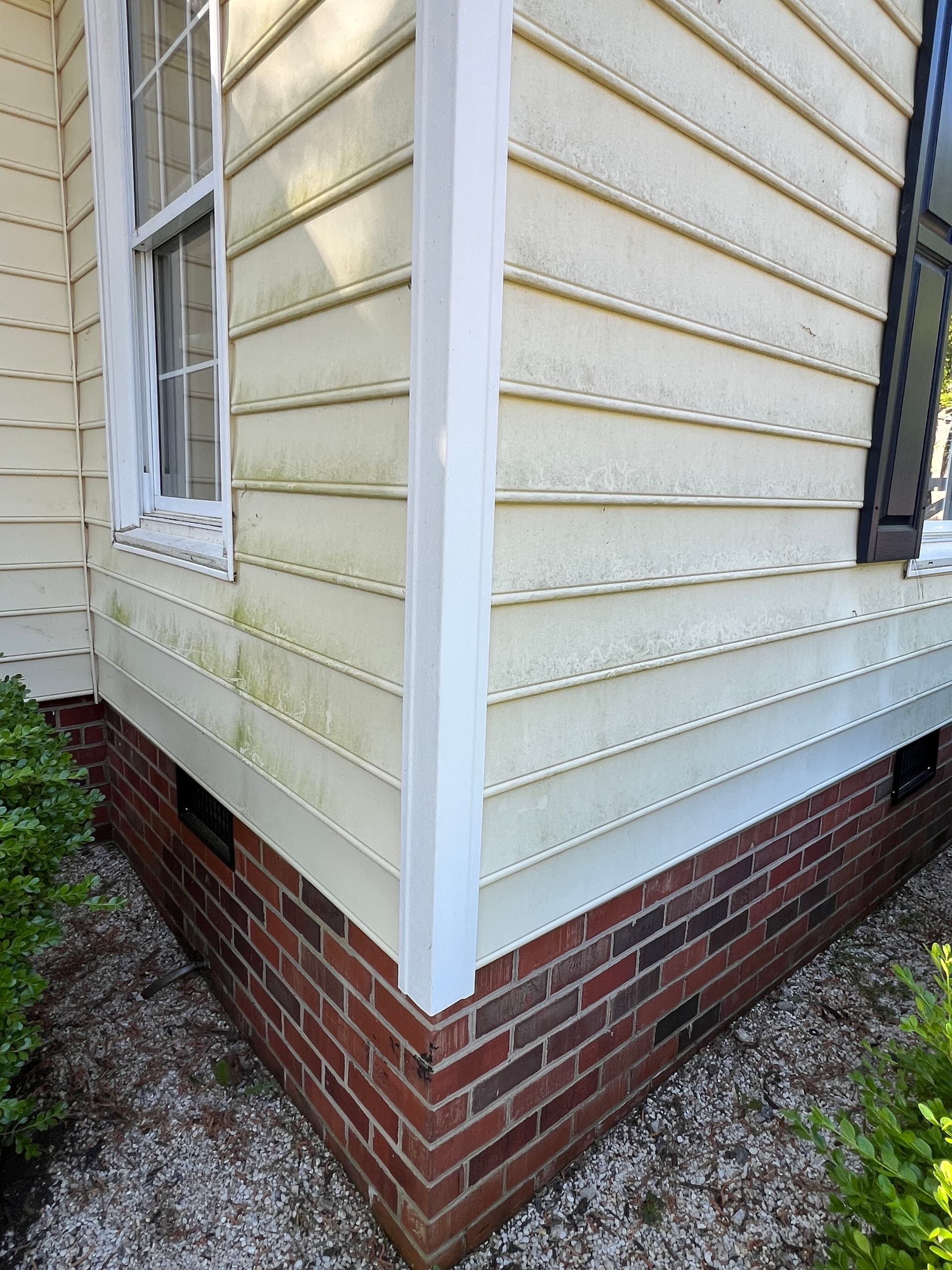 Gallery photos for Yellow Home in HenricoGets a Fresh House wash: Image #4