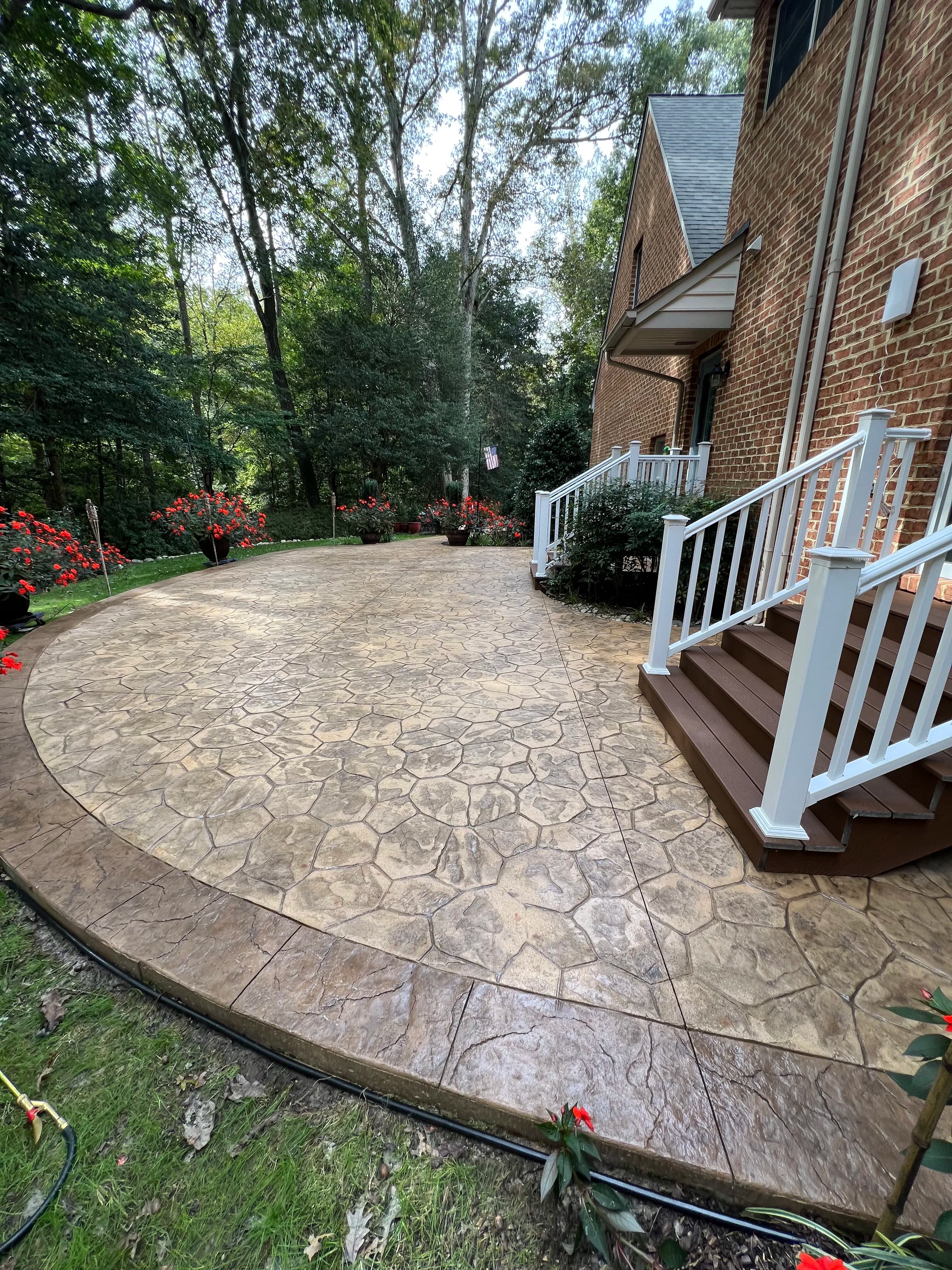 Project Stamped Concrete Sealing Done Right on This Backyard Patio image