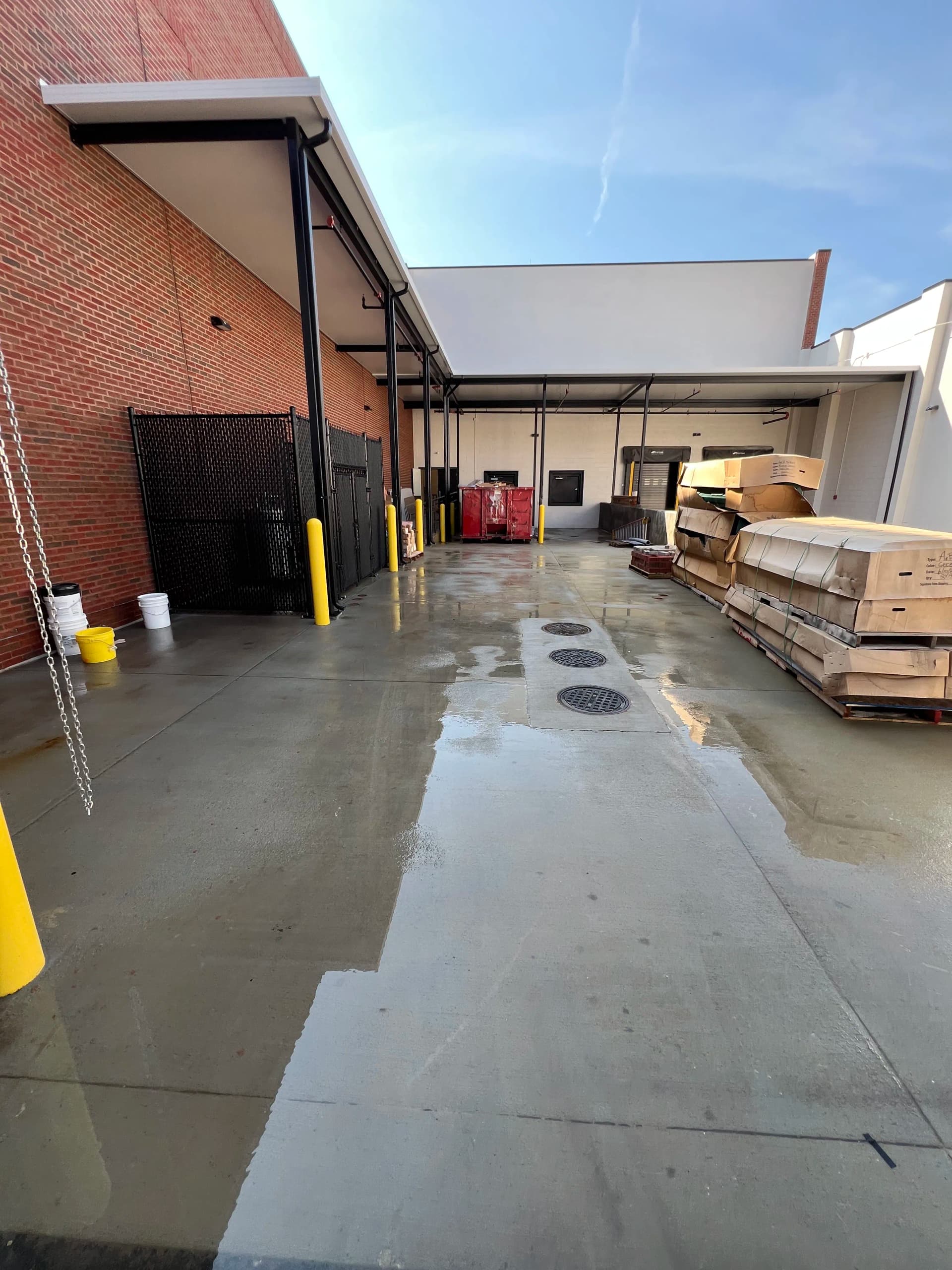 Gallery photos for Post-Construction Concrete Cleaning at Whole Foods: Image #3
