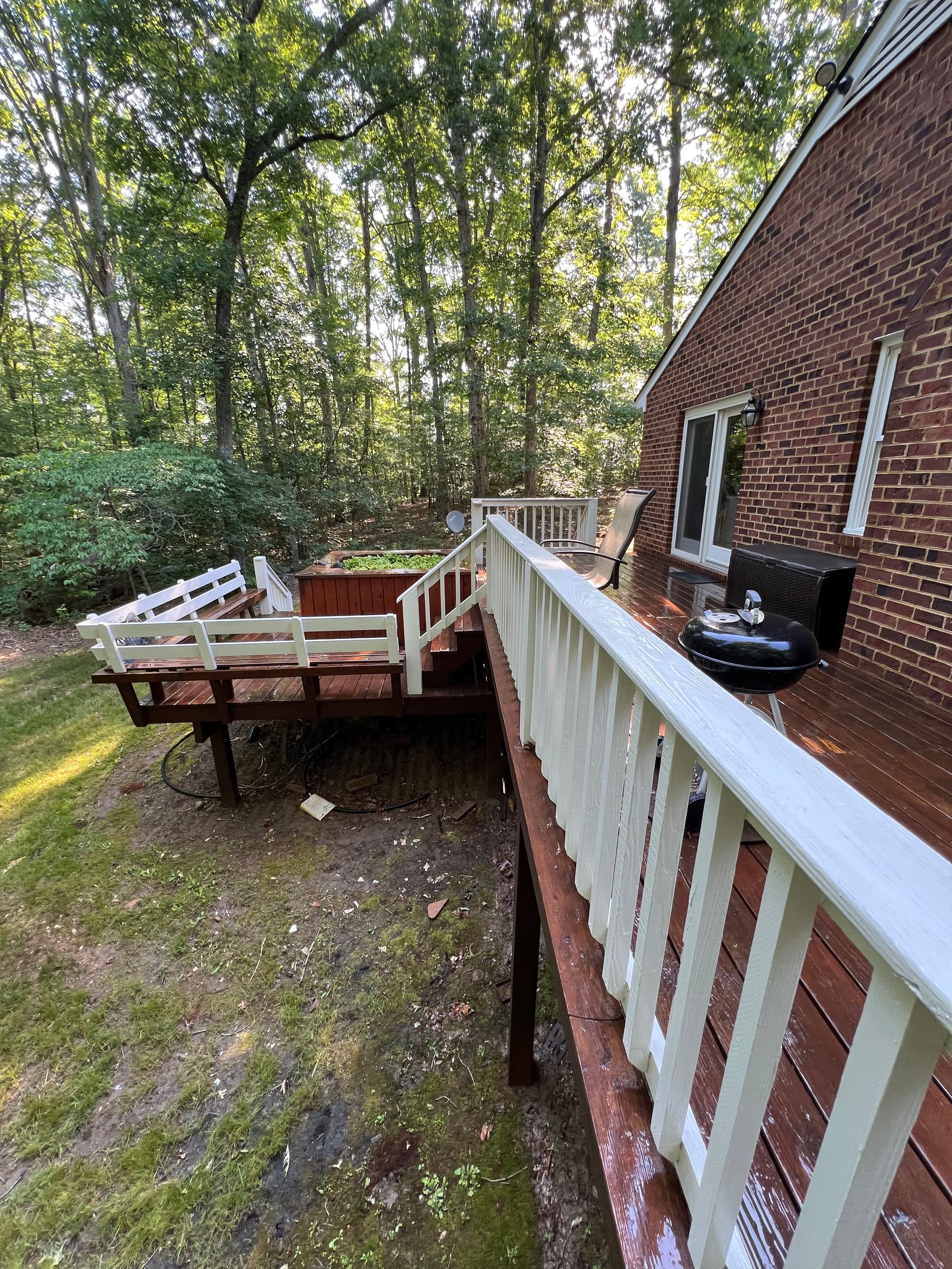 Gallery photos for House Washing and Deck Cleaning at a Rockville Home: Image #2