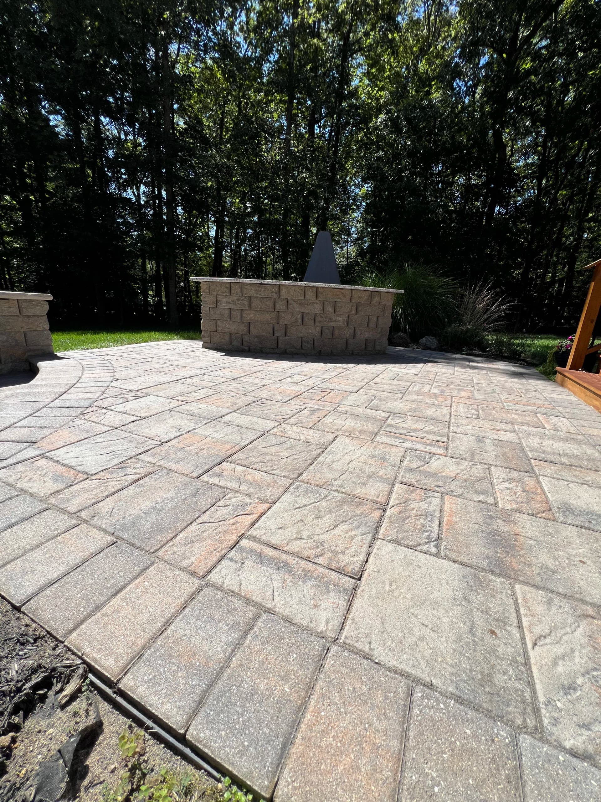 Paver Patio Deep Clean, Poly Sand, and Natural Sealer image