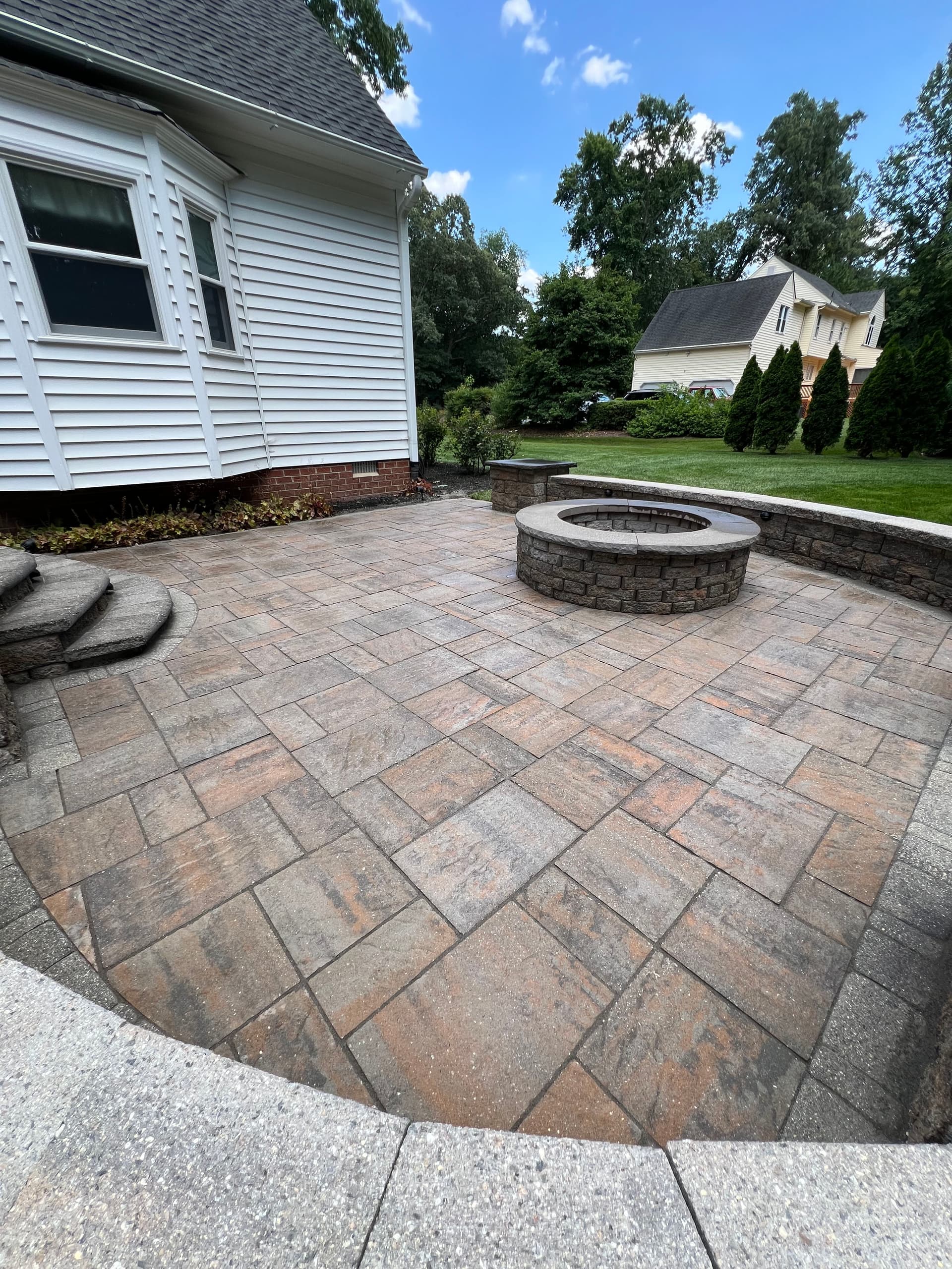 Gallery photos for Paver Patio Wash and Polymeric Sand Refresh Done Right: Image #1