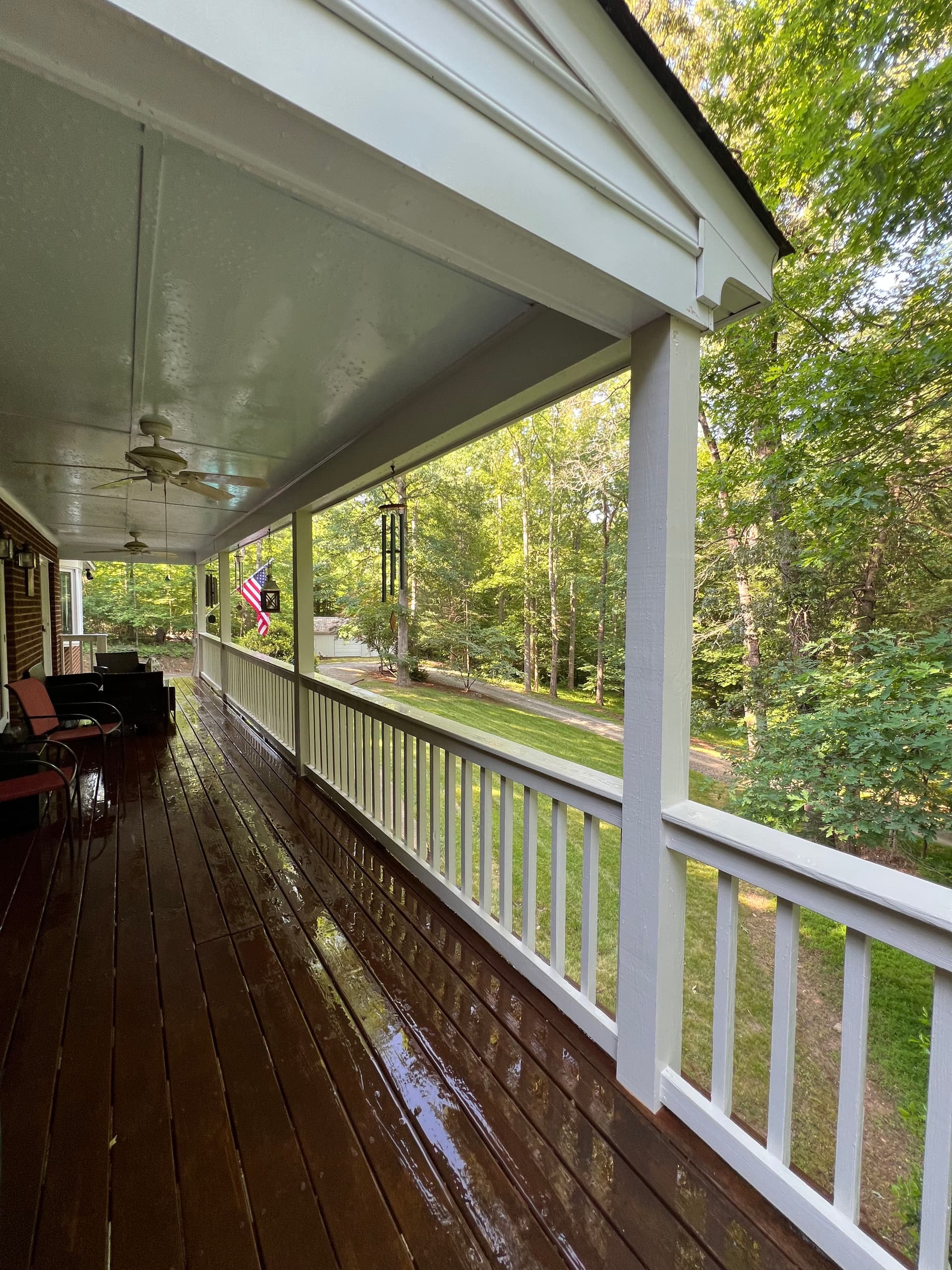 Gallery photos for House Washing and Deck Cleaning at a Rockville Home: Image #3