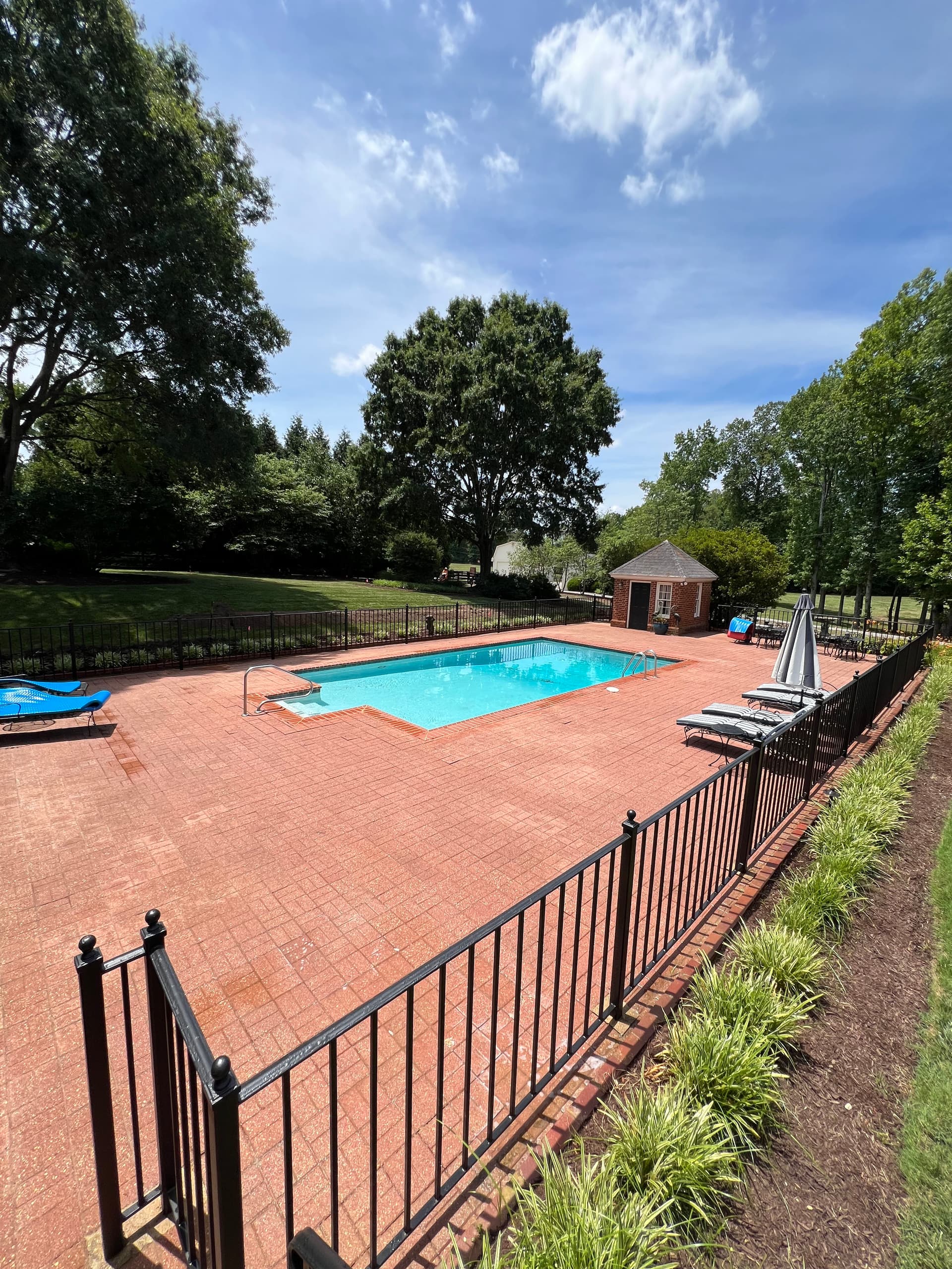 Gallery photos for Soft Wash on a Paver Pool Patio That Needed a Reset: Image #1