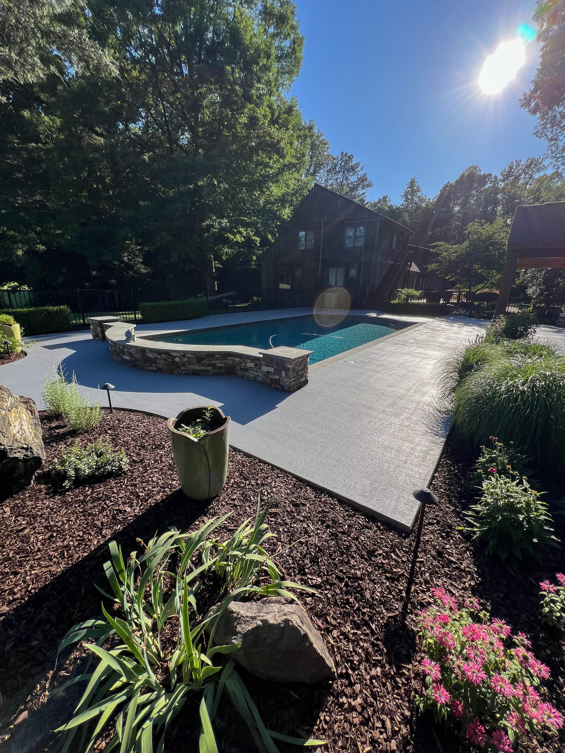 Gallery photos for Pool Deck Cleaned, Stained, and Sealed for Summer: Image #1